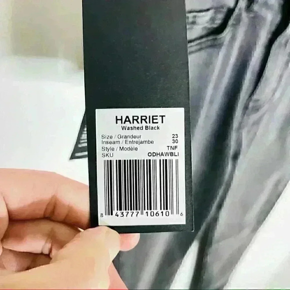 NEW Outland Denim Harriet High Rise Skinny Jeans Washed Black Premium Australian - Picture 5 of 7